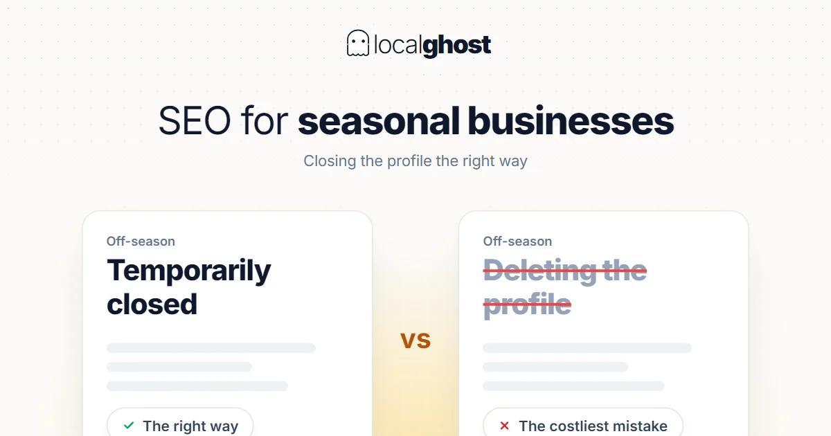 Cover: SEO for Seasonal Businesses