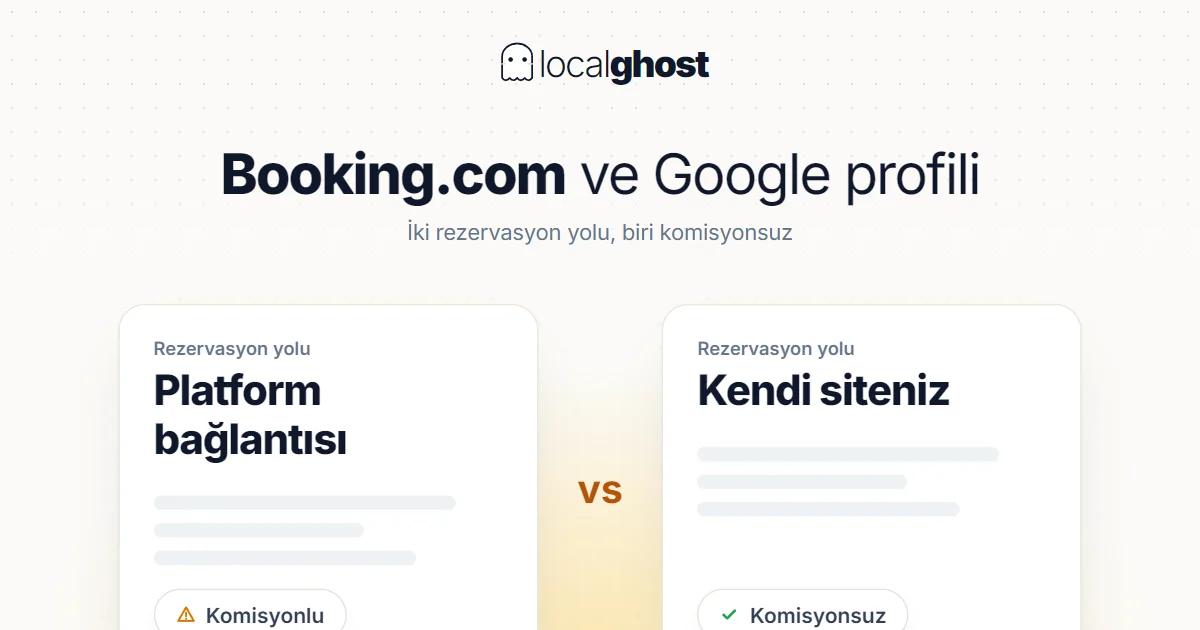 Kapak: Booking.com ve Google Business Bağlantısı