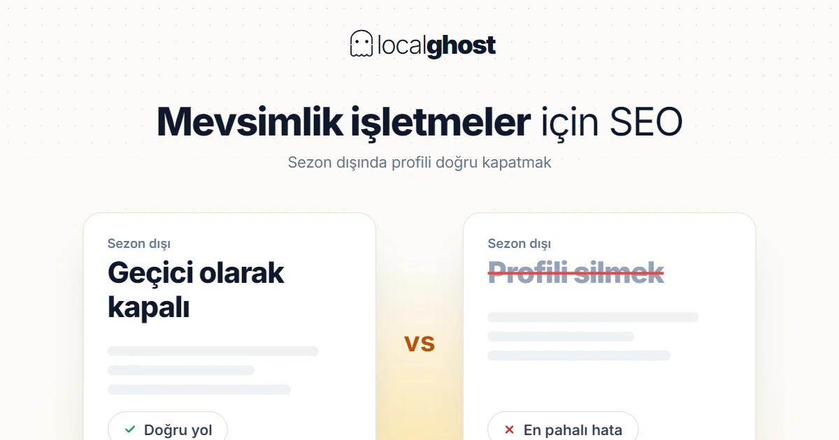 Kapak: Mevsimlik İşletmeler İçin SEO Stratejisi