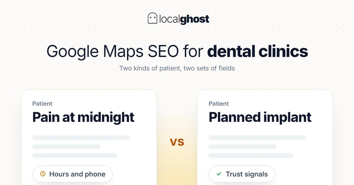 Cover: Google Maps SEO for Dental Clinics