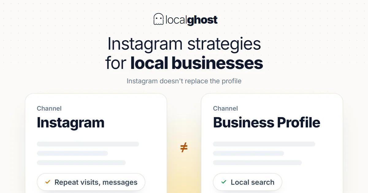 Cover: Instagram Strategies for Local Businesses