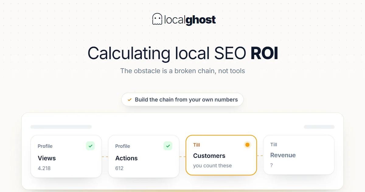 Cover: How to Calculate Local SEO ROI