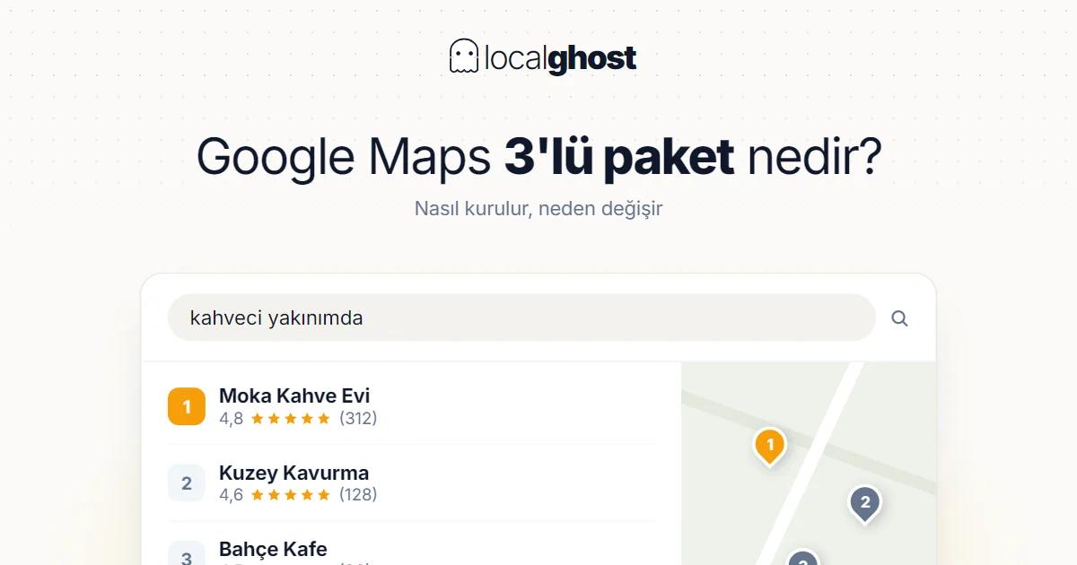 Kapak: Google Maps 3'lü Paket (Local Pack) Nedir?