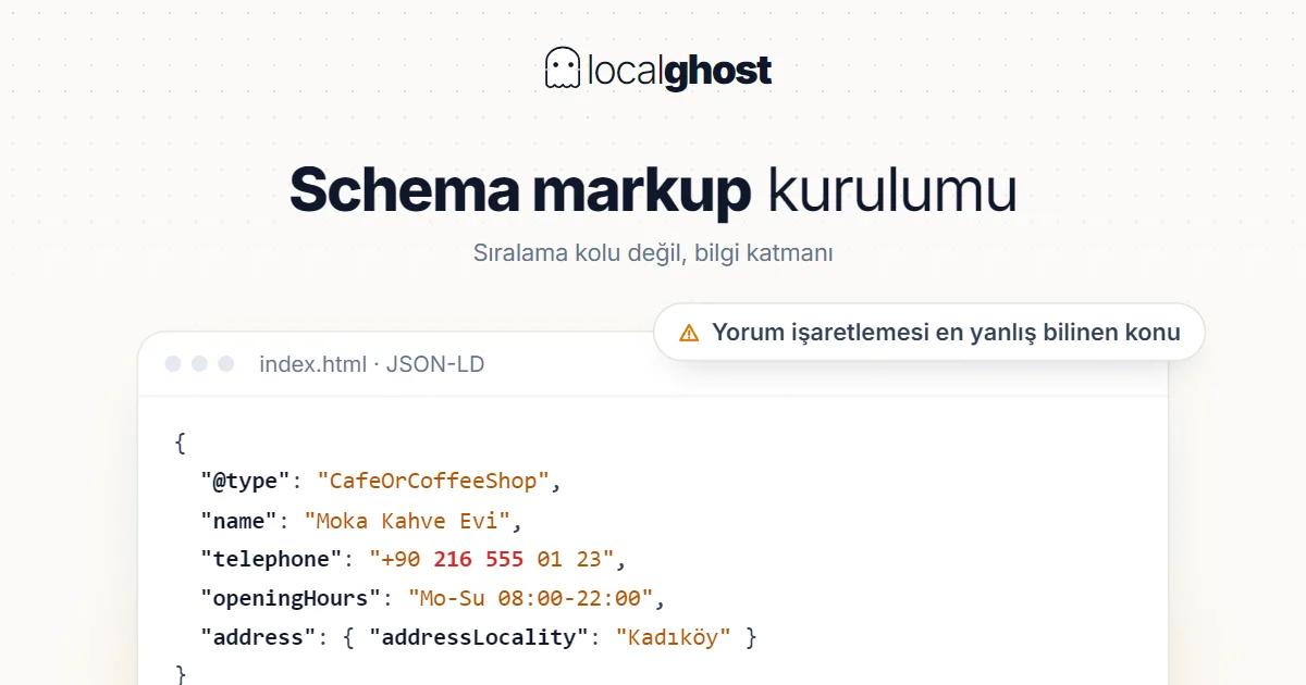 Kapak: Schema Markup Kurulumu: Adım Adım Rehber