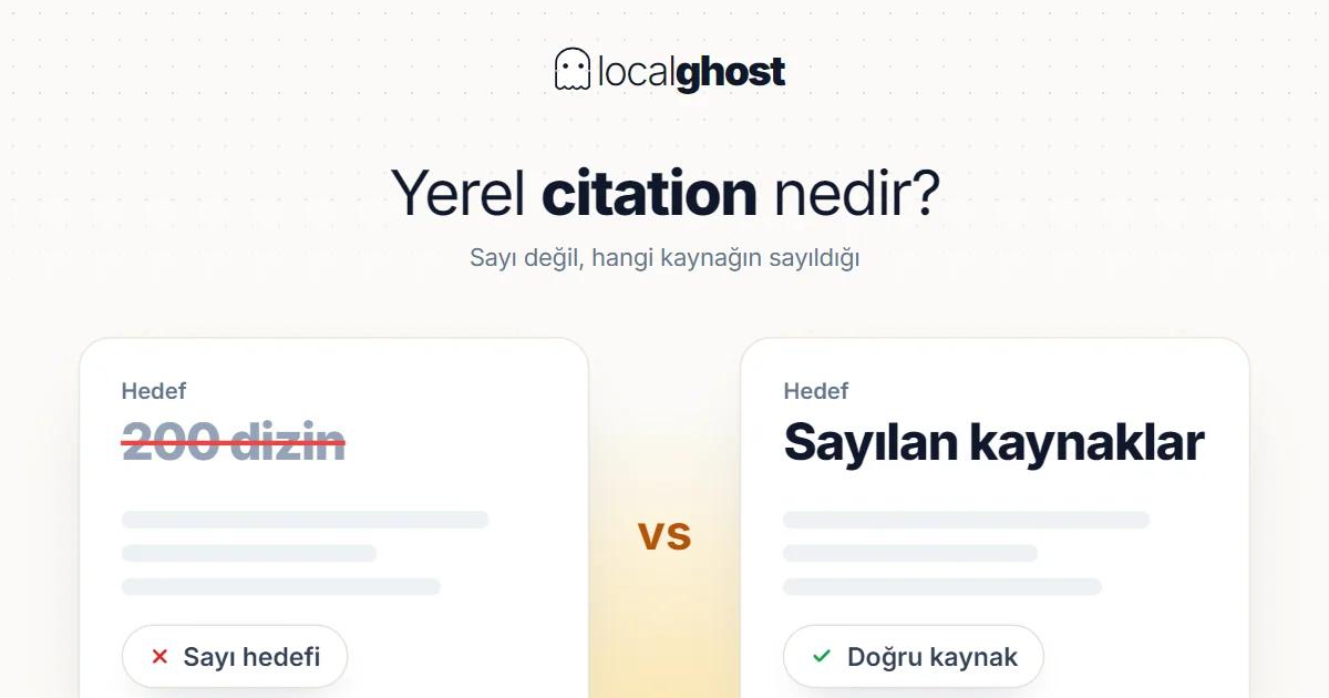 Kapak: Yerel Citation Nedir? Nasıl Oluşturulur?